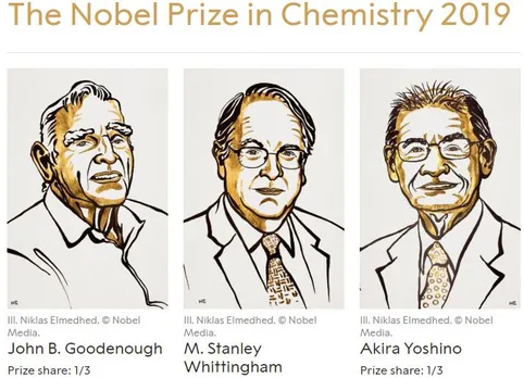 Nobel Prize in Chemistry Awarded for Work on Lithium-Ion Batteries