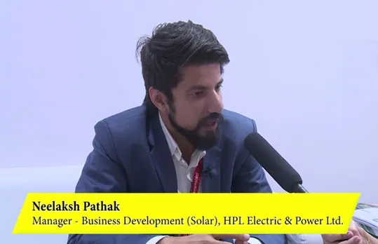 Neelaksh Pathak, Manager - BD (Solar), HPL Electric & Power