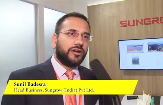Sunil Badesra, Head Business, Sungrow (India) Pvt Ltd