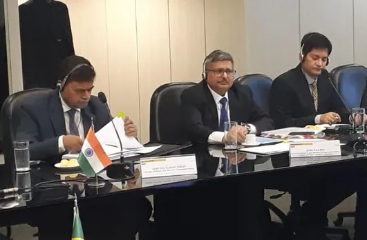 R.K. Singh at BRICS, Brailia