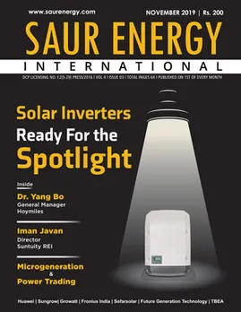 Saur Energy November Magazine Cover 2019