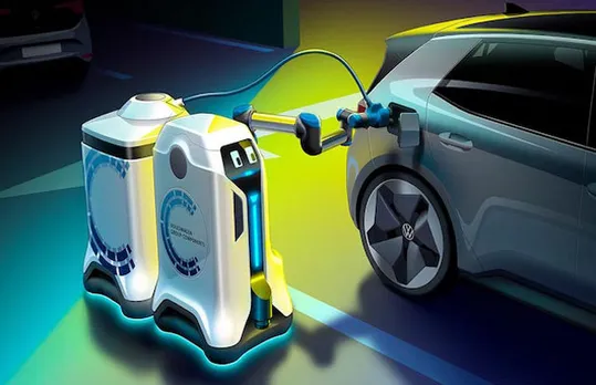 EV charging robot