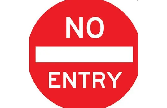 no entry