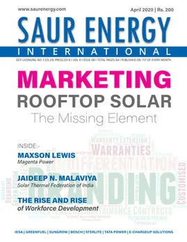 Saurenergy International Magazine April Issue Cover 2020