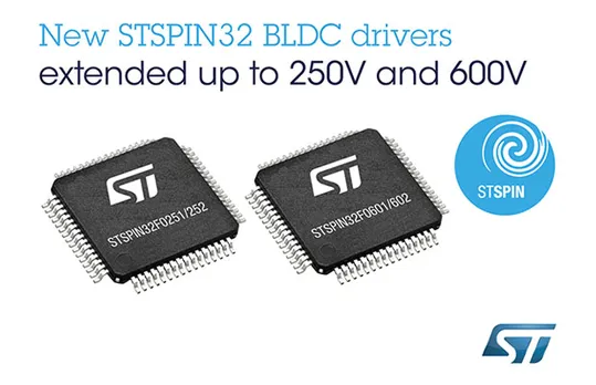 ST Introduces New Devices in Motor Control System Family