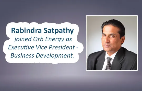 Orb Energy Hires Rabindra Satpathy