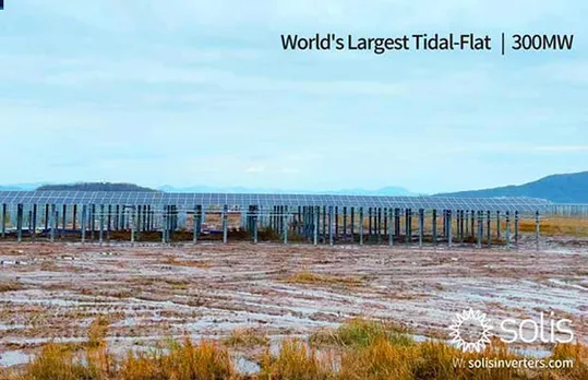 1st Batch Successfully Connected at World’s Largest Tidal-Flat Solar Plant