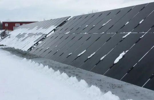 solar in snow