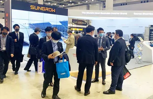 sungrow booth at pv japan expo