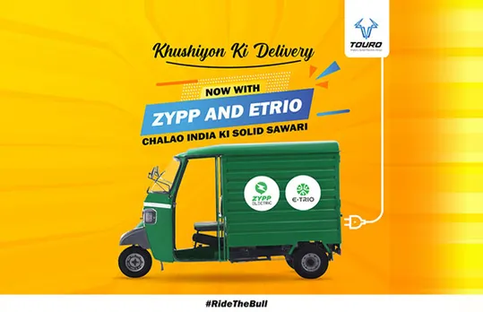 Etrio partners with Zypp Electric