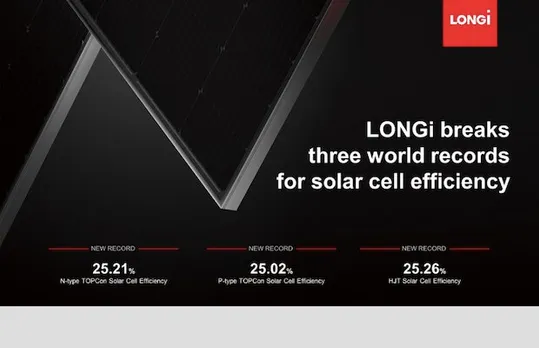 LONGi Breaks Three More World Records for Solar Cell Efficiency