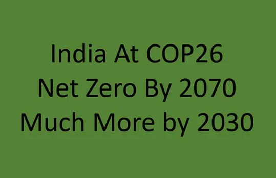 Narendra Modi at cop26, LBNL