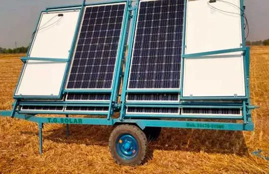 Pradeep Kumar, solar panels