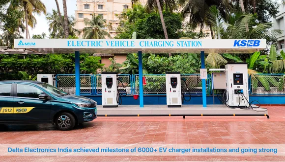 Delta Crossed 6,000 EV Charger Deployment Milestone in India