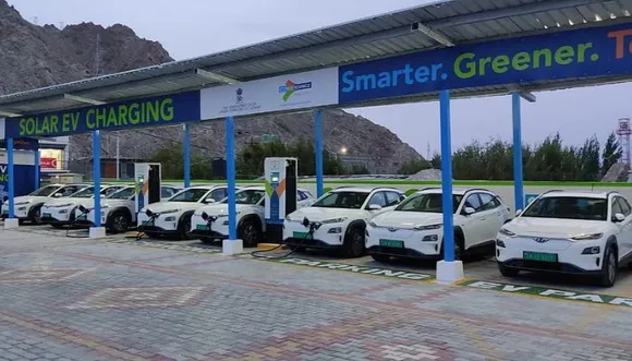 First Integrated Solar Charging Station