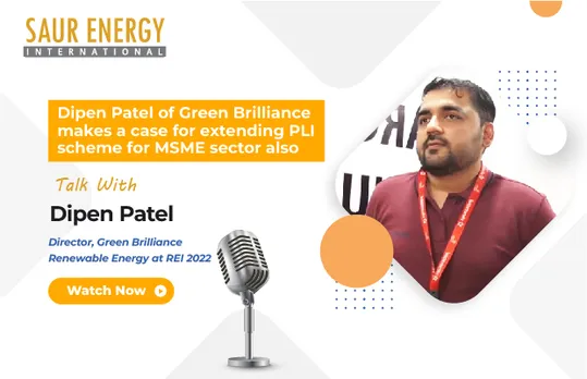 Dipen Patel, Director, Green Brilliance Renewable Energy