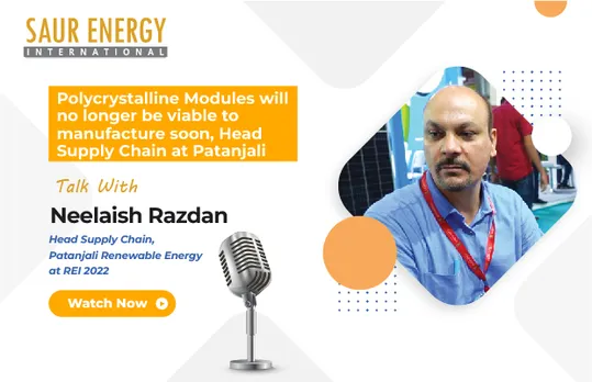 Neelaish Razdan, Head Supply Chain, Patanjali Renewable Energy