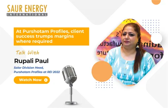 Rupali Paul, Solar Head at Purshotam Profiles