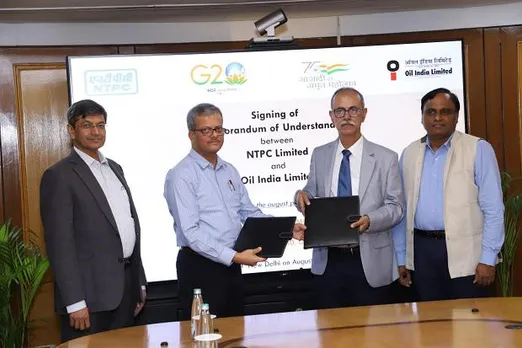 NTPC, Oil India Sign MoU for Renewable & Green Initiatives
