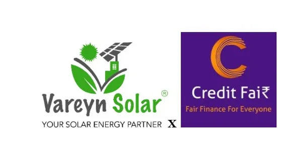 Vareyn, credit fair in partnership to finance solar systems