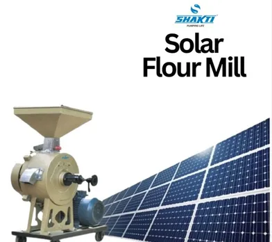 Solar Flour Mill By Shakti Pumps