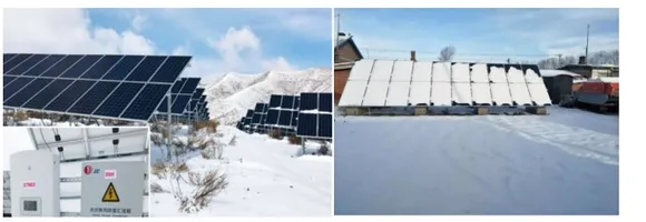 Winter effect on solar inverters