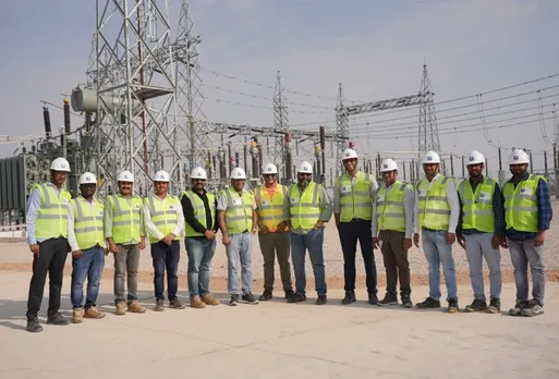 Team Amplus at 360MWp Bikaner solar plant
