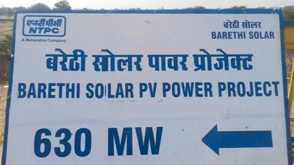 NTPC's 630 MW Barethi Solar Plant Promises To Power 3L Households