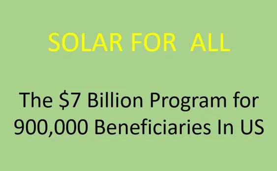 Solar for all program