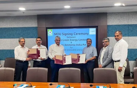 AM Green, SJVN Collaborate To Supply Green Energy To Ammonia Facilities