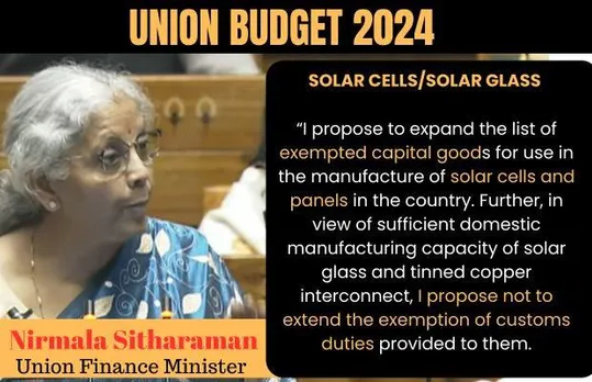 Budget 2024: Govt Proposes To Safeguard India's Domestic Solar Industry