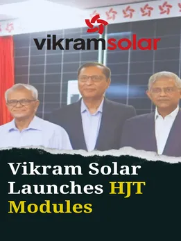 Vikram Solar Limited has unveiled its latest innovation, the Brand SURYAVA high-performance bifacial module incorporating Heterojunction technology (HJT).