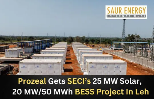 Prozeal Gets SECI’s Solar Plus Battery Energy Storage Project In Leh