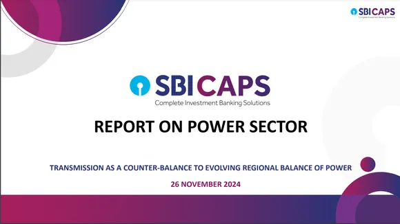 RE Supply Shift Poised To Favor North And South India Over West By 2032 SBI Caps Report