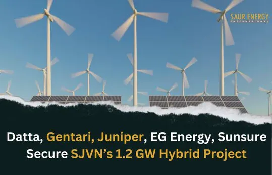 Datta, Gentari, Juniper, EG Energy, Sunsure Secure SJVN’s 1.2 GW Hybrid Project