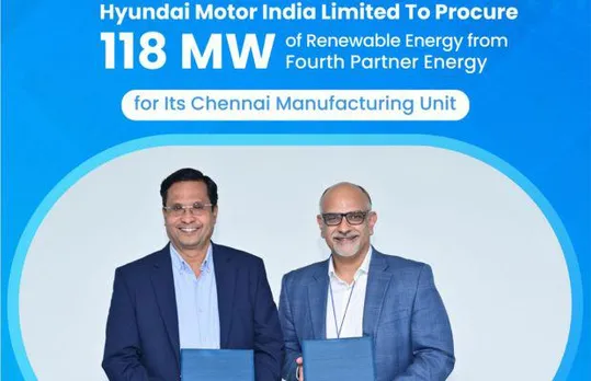 Hyundai Motor, Fourth Partner Collaborate For 118 MW RE Project