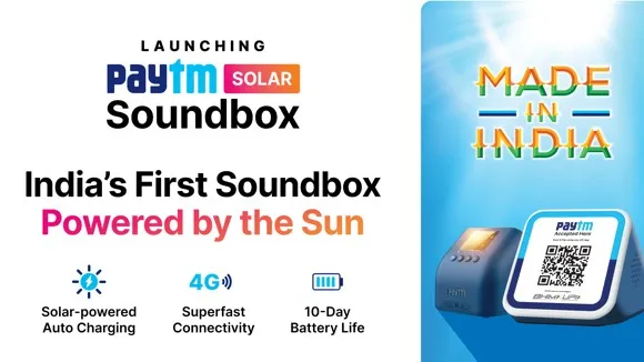 Paytm launches solar powered soundbox