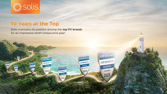 Solis Secures 10th Consecutive EUPD Top Brand Seal