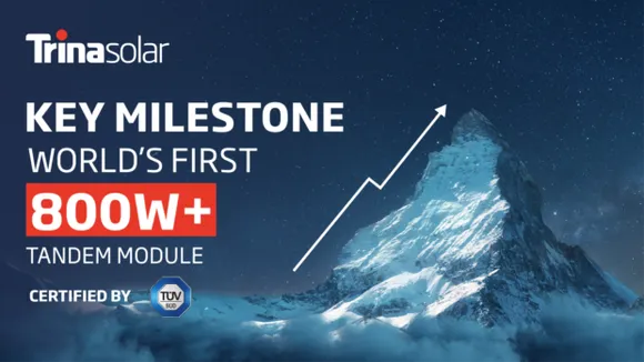 Trinasolar Develops 800W+ Perovskite Tandem Solar Module