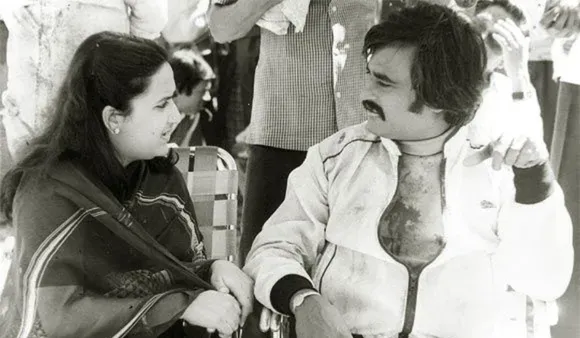 Rajinikanth and Latha