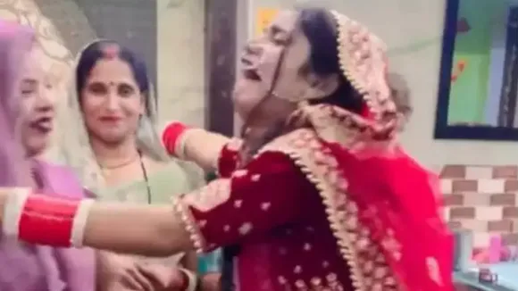 Indian Bride Cries for Cam by Times of India