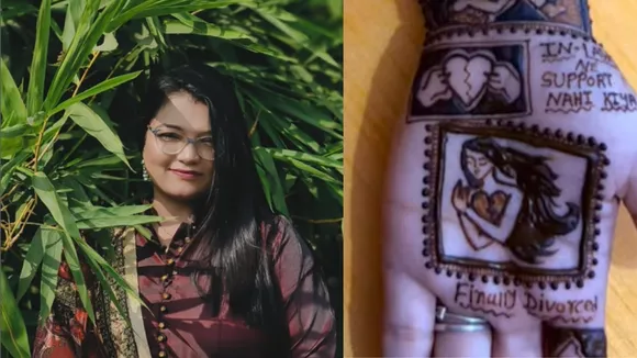 Woman Uses Mehndi to Share Painful Journey of Divorce