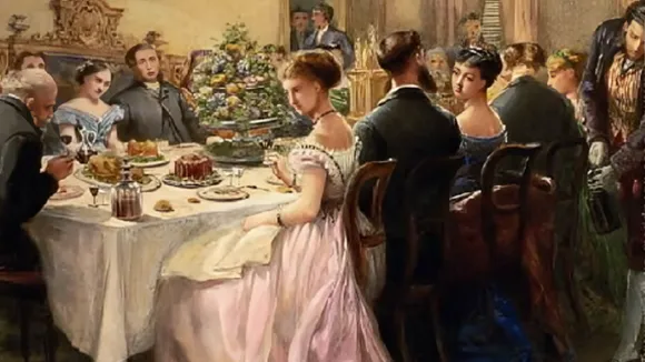 victorian era dinner collagen