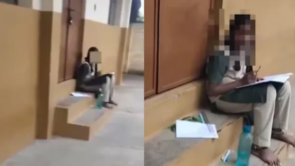 menstruating girl forced to sit outside