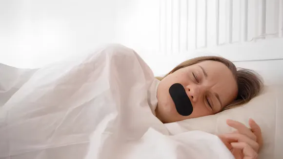 Mouth taping has become a popular social media trend. K.IvanS/Shutterstock