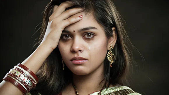 bride crying dowry domestic violence gender violence india