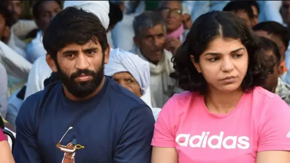 bajrang punia sakshi malik wrestlers protest wfi