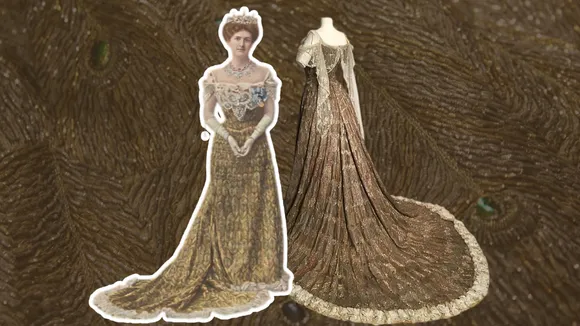 Lady Curzon Peacock Dress