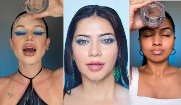 Blue makeup trend