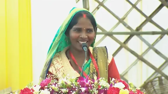 chanda devi speech impresses pm modi